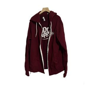 Dr Pepper Zipper Hoodie